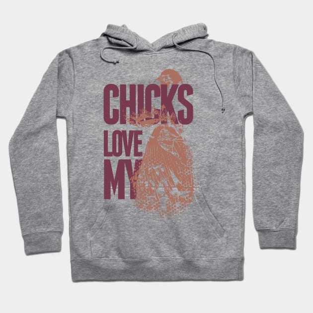 Chicks Hoodie by SerialWordAbuser